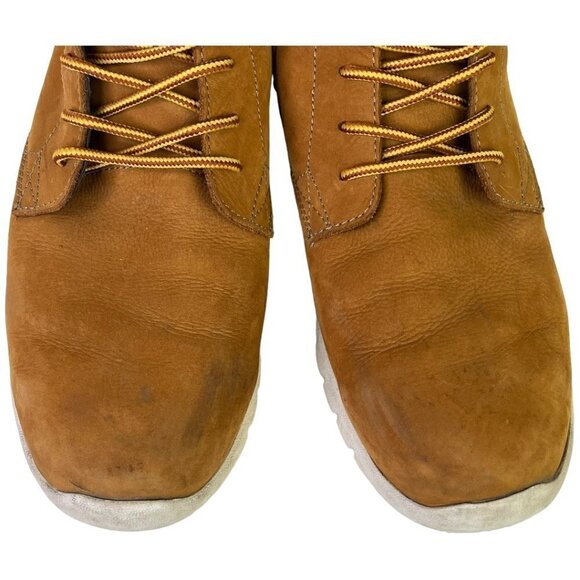 GBX Atomik Mens Ankle Boots Size 10 Lace Up Side Zip Tan Leather $90 MSRP - Picture 8 of 12